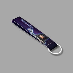Sasuke-Inspired Satin Lanyard Keytags
