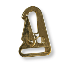 Key tags featuring metal clasps in gold color options, ideal for attaching keys securely.