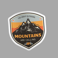 Mountains Are Calling Sticker