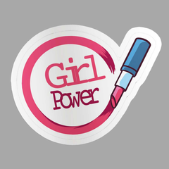 Girl Power Sticker