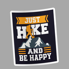 Just Hike Sticker