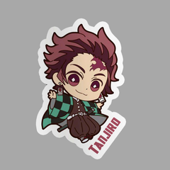 Unwavering Resolve: Tanjiro Stickers for Demon-Slaying Adventures