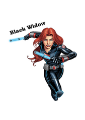 Black Widow Sticker