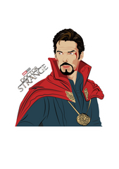 Doctor Stranger Sticker
