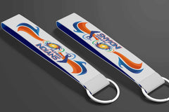 Mumbai Indians IPL key tags – blue and gold cricket fan key chains by Namu Customs