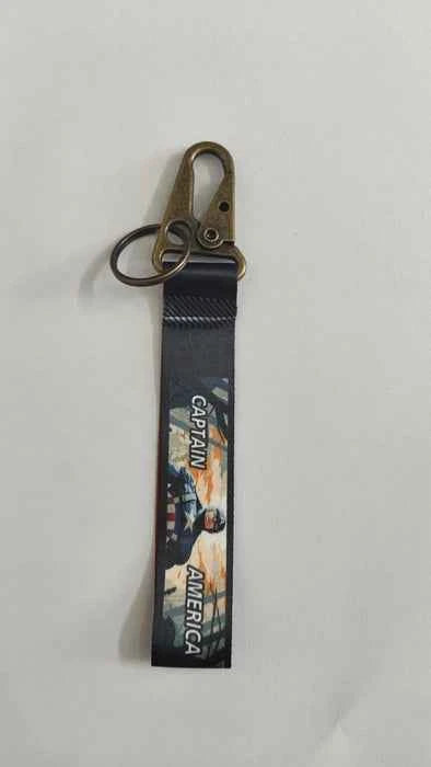 Captain America Hook Keytag Antique Gold
