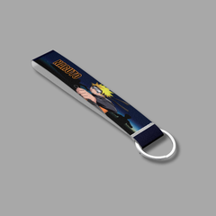 Naruto-Inspired Satin Lanyard Keytags