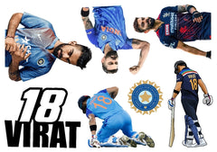 Virat Kholi Sheet Sticker