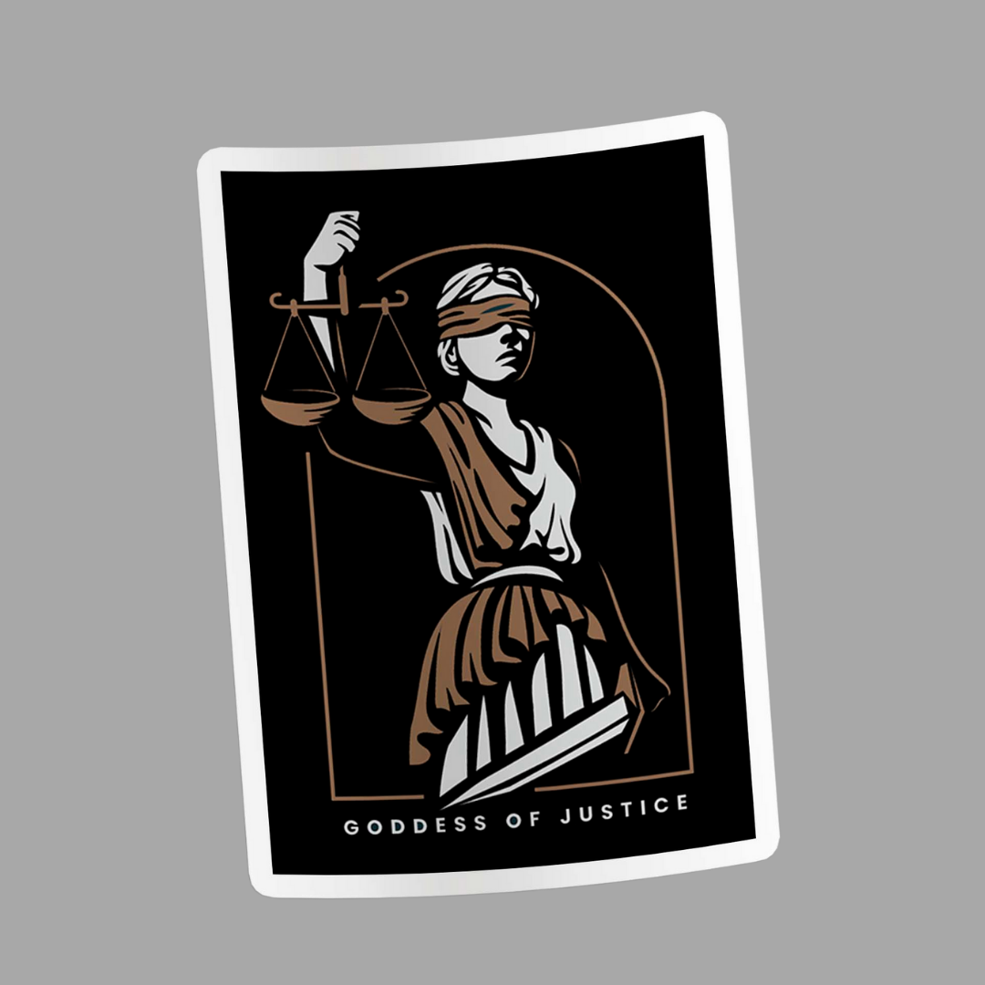Goddess of Justice Sticker