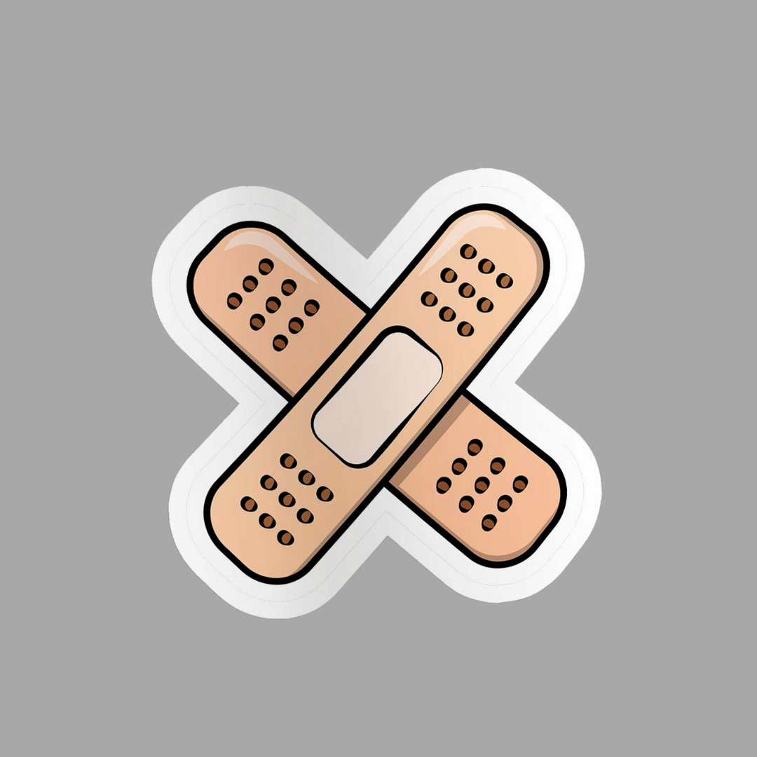 Heal with Care: Bandage Sticker