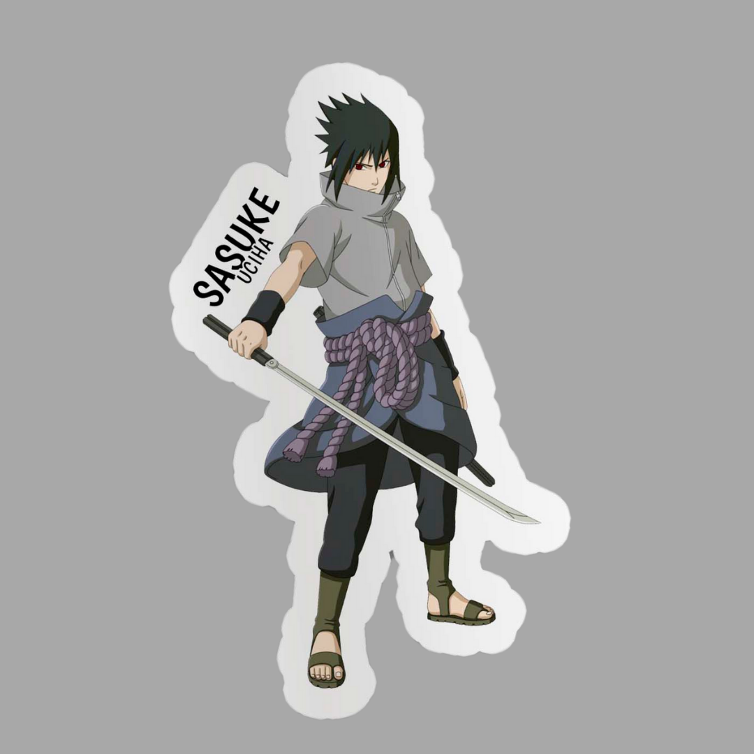 Eternal Rivalry: Sasuke Stickers for Shinobi Journeys
