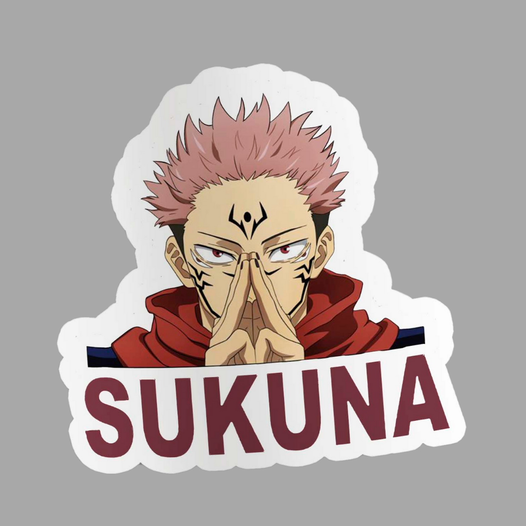 Summon the Supernatural: Sukuna Sticker for Your Collection