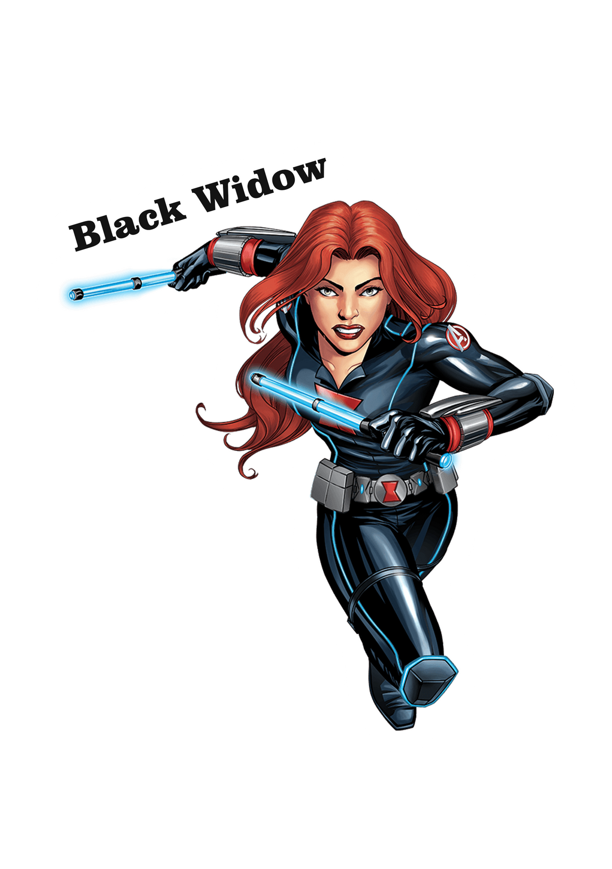 Black Widow Sticker