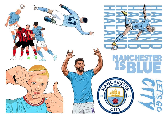 Manchester is Blue | Sheet Sticker